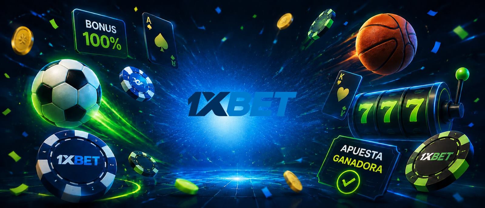 Collage de juegos de casino online disponibles en la plataforma 1xBet