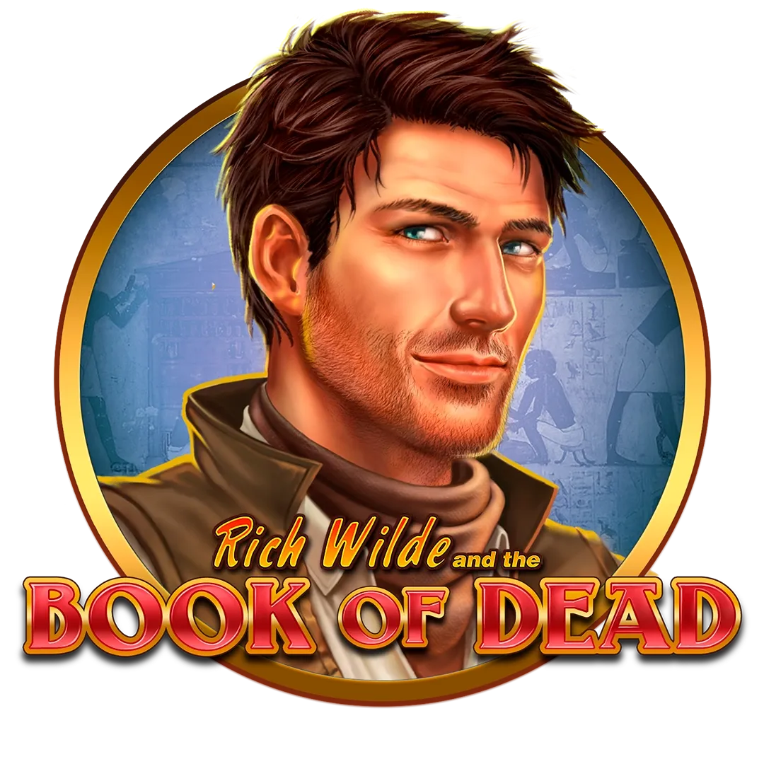 Logo de la tragamonedas Book of Dead